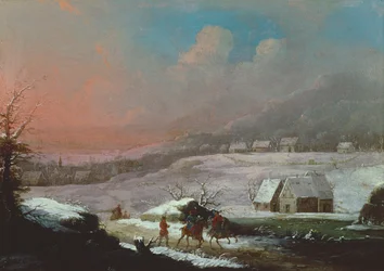 Paesaggio invernale tedesco